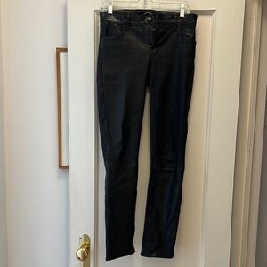 J Brand Black Leather Pants